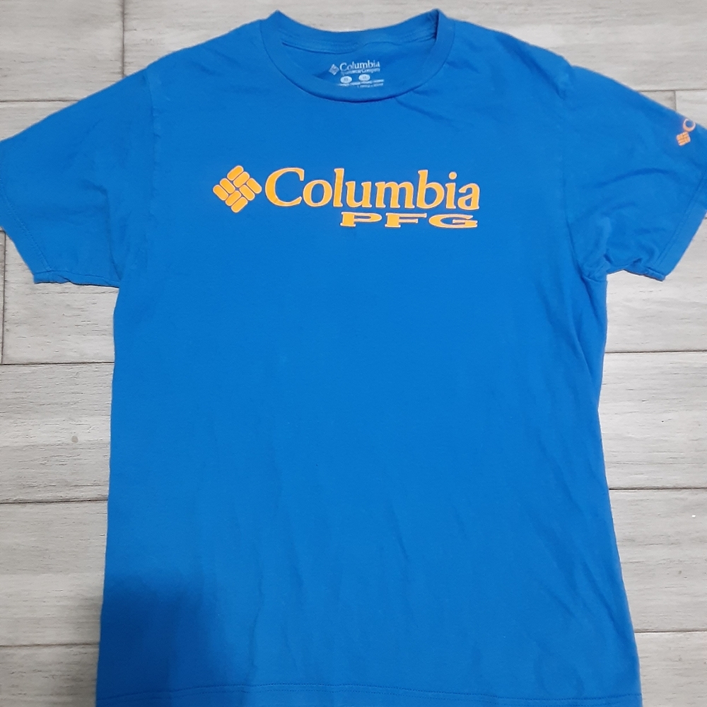 Columbia tshirt blue size medium